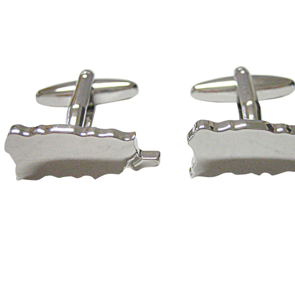 Kiola Designs Accessories Puerto Rico Map Shape Cufflinks Poshmark